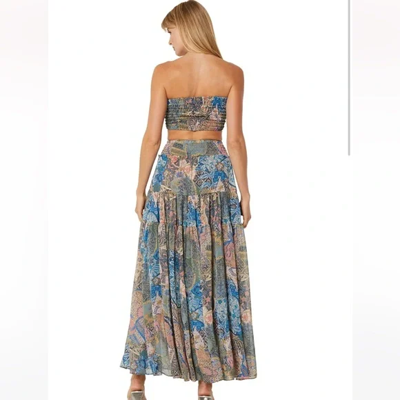 BNWT! Misa Los Angeles Roksana Bandeau & Bar Skirt Set!! - Picture 9 of 13